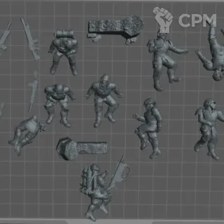 Описание картинки Трупы Гвардии от Laboratory of Chaos по цене 300руб | Свободный Рынок Миниатюр - СРМ
