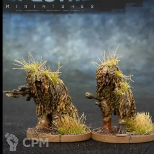 Описание картинки British Infantry Sniper Team от Manufactorum76 по цене 320руб | Свободный Рынок Миниатюр - СРМ