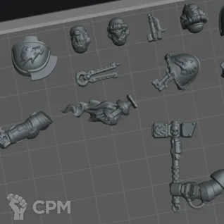 Описание картинки Salamander primaris upgrade от Laboratory of Chaos по цене 100руб | Свободный Рынок Миниатюр - СРМ