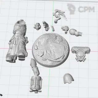Описание картинки The Apothecary Biologis Gravis Armor от @Avdohaprint по цене 600руб | Свободный Рынок Миниатюр - СРМ