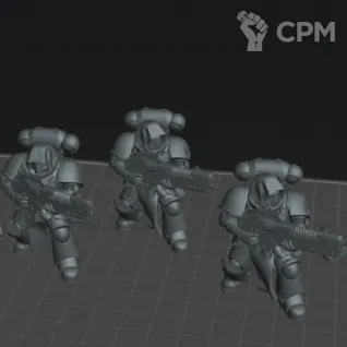 Описание картинки Hellblaster Squad DA от Лаборатория хаоса по цене 365руб | Свободный Рынок Миниатюр - СРМ