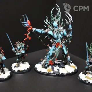 Описание картинки Kurnoth hunters с мечами от Edge Highlight по цене 5 000руб | Свободный Рынок Миниатюр - СРМ