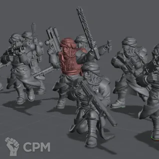 Описание картинки Tallarn Desert Raiders от Подземный человек по цене 1 145руб | Свободный Рынок Миниатюр - СРМ