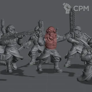 Описание картинки Tallarn Desert Raiders от Подземный человек по цене 1 145руб | Свободный Рынок Миниатюр - СРМ
