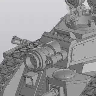 Описание картинки Leman Russ Battle Tank от koksee по цене 2 000руб | Свободный Рынок Миниатюр - СРМ