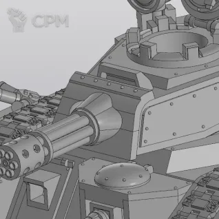 Описание картинки Leman Russ Battle Tank от koksee по цене 2 000руб | Свободный Рынок Миниатюр - СРМ