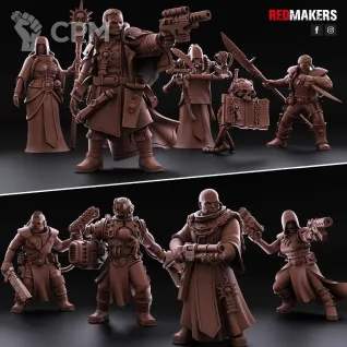 Описание картинки Inquisitorial Agent Kill Team (Альтернатива) от 3Д-Печка по цене 1 200руб | Свободный Рынок Миниатюр - СРМ