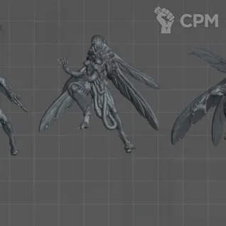 Описание картинки Летающие рабы №2 (Fly Thralls Set 2.) от Северная печать по цене 200руб | Свободный Рынок Миниатюр - СРМ