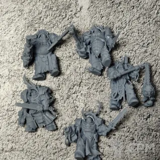 Описание картинки Blightlord Terminators от 3Д-Печка по цене 1 000руб | Свободный Рынок Миниатюр - СРМ