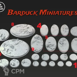 Описание картинки Базы/Подставки Beastmen Круглые 25мм от Barduck Miniatures по цене 419руб | Свободный Рынок Миниатюр - СРМ
