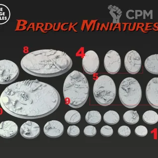 Описание картинки Базы/Подставки Beastmen Круглые 60мм от Barduck Miniatures по цене 549руб | Свободный Рынок Миниатюр - СРМ