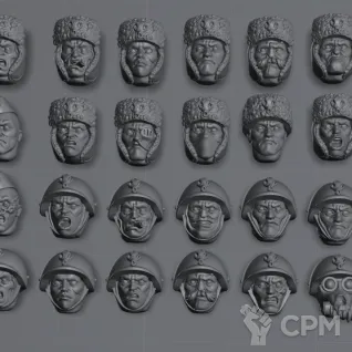 Описание картинки Вальхалльские Ледяные Воины Valhallan Ice Warriors от Подземный человек по цене 1 145руб | Свободный Рынок Миниатюр - СРМ