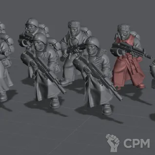 Описание картинки Вальхалльские Ледяные Воины Valhallan Ice Warriors от Подземный человек по цене 1 145руб | Свободный Рынок Миниатюр - СРМ