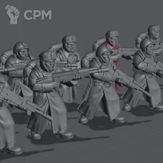 Описание картинки Вальхалльские Ледяные Воины Valhallan Ice Warriors от Подземный человек по цене 1 145руб | Свободный Рынок Миниатюр - СРМ
