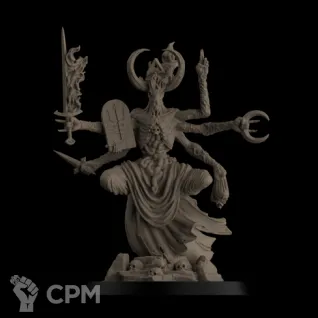 Описание картинки TRENCH CRUSADE. Культ семиглавого змея. Court of the seven headed serpent от Подземный человек по цене 5 800руб | Свободный Рынок Миниатюр - СРМ