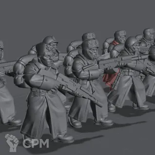 Описание картинки Вальхалльские Ледяные Воины Valhallan Ice Warriors от Подземный человек по цене 1 145руб | Свободный Рынок Миниатюр - СРМ