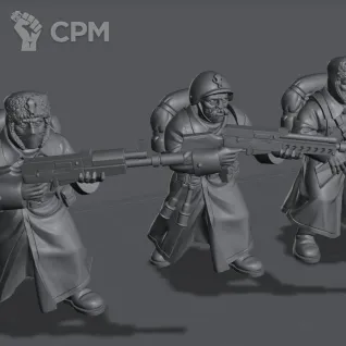 Описание картинки Вальхалльские Ледяные Воины Valhallan Ice Warriors от Подземный человек по цене 1 145руб | Свободный Рынок Миниатюр - СРМ