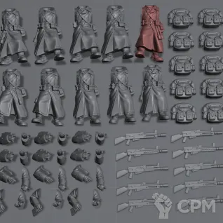Описание картинки Вальхалльские Ледяные Воины Valhallan Ice Warriors от Подземный человек по цене 1 145руб | Свободный Рынок Миниатюр - СРМ