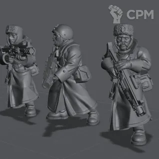 Описание картинки Вальхалльские Ледяные Воины с мельтами Valhallan Ice Warriors от Подземный человек по цене 410руб | Свободный Рынок Миниатюр - СРМ