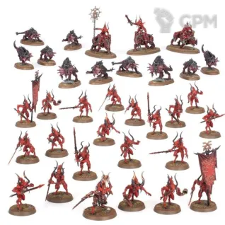 Описание картинки Chaos Daemons армия 2000 pts от Миньки Молота Войны по цене 22 000руб | Свободный Рынок Миниатюр - СРМ