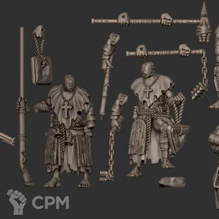 Описание картинки Chosen Pilgrims от Manufactorum76 по цене 800руб | Свободный Рынок Миниатюр - СРМ