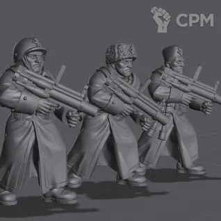 Описание картинки Вальхалльские Ледяные Воины с гранатомётами Valhallan Ice Warriors от Подземный человек по цене 410руб | Свободный Рынок Миниатюр - СРМ