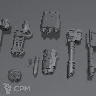 Описание картинки 3 IMPERIAL SENTINEL Катачанский Синтенель с девушкой пилотом от Подземный человек по цене 3 200руб | Свободный Рынок Миниатюр - СРМ