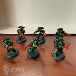 Описание картинки Space Marines: Intercessor Squad (6 моделей) от ehrst по цене 2 800руб | Свободный Рынок Миниатюр - СРМ