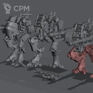 Описание картинки 3 IMPERIAL SENTINEL Катачанский Синтенель с девушкой пилотом от Подземный человек по цене 3 200руб | Свободный Рынок Миниатюр - СРМ