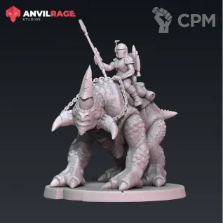Описание картинки MERCENARY BEAST RIDER от GaRRo по цене 1 100руб | Свободный Рынок Миниатюр - СРМ