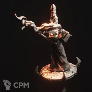 Описание картинки Gaunt Summoner on Disc of Tzeentch от Daniilfedyakov по цене 340руб | Свободный Рынок Миниатюр - СРМ