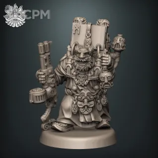 Описание картинки Ancestral Preacher (alt. Ministorum Priest) от Brother Ork по цене 500руб | Свободный Рынок Миниатюр - СРМ