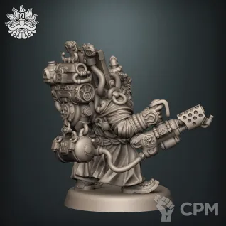 Описание картинки Ancestral Preacher (alt. Ministorum Priest) от Brother Ork по цене 500руб | Свободный Рынок Миниатюр - СРМ
