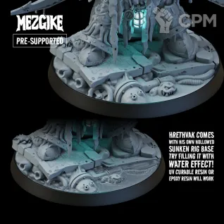 Описание картинки Hrethvak the Kelp Lord от Age of Printmar по цене 584руб | Свободный Рынок Миниатюр - СРМ