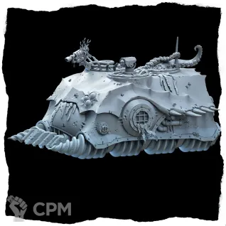 Описание картинки Миниатюра Рино (Rhino) глубинных десантников от Brother Ork по цене 2 780руб | Свободный Рынок Миниатюр - СРМ