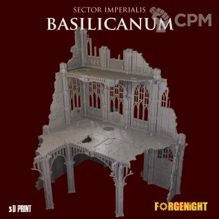 Описание картинки Sector Imperialis Basilicanum от ForgeNight по цене 6 500руб | Свободный Рынок Миниатюр - СРМ
