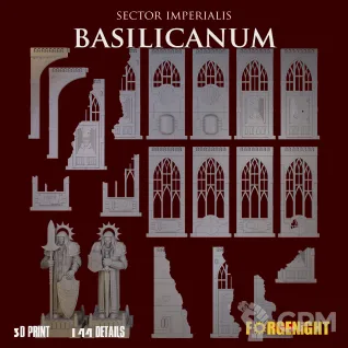 Описание картинки Sector Imperialis Basilicanum от ForgeNight по цене 6 500руб | Свободный Рынок Миниатюр - СРМ