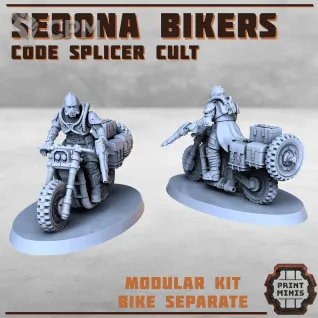 Описание картинки Sedona Bikers от PocketSized Prints по цене 1 400руб | Свободный Рынок Миниатюр - СРМ