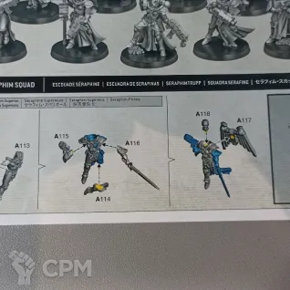 Описание картинки Seraphim из army set (5 шт., оригинал) от  по цене 2 900руб | Свободный Рынок Миниатюр - СРМ