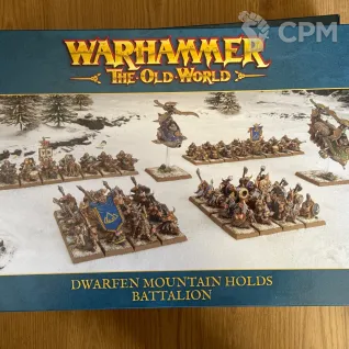 Описание картинки Dwarfen Mountain Holds: Battalion от zurdo по цене 18 000руб | Свободный Рынок Миниатюр - СРМ