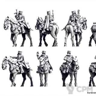 Описание картинки Death Rider Squadron Ridemaster от Kapers Point по цене 261руб | Свободный Рынок Миниатюр - СРМ