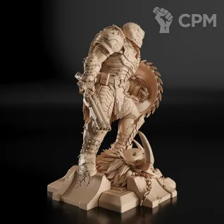 Описание картинки Doom Slayer Фигурка (Doom) от GAS3TXD  по цене 3 300руб | Свободный Рынок Миниатюр - СРМ