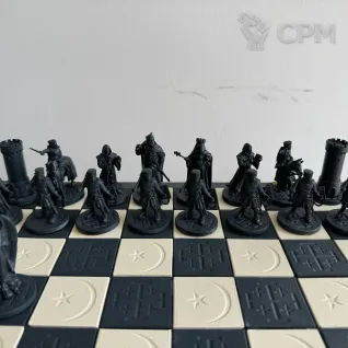 Описание картинки Шахматы от mak6389 по цене 15 000руб | Свободный Рынок Миниатюр - СРМ