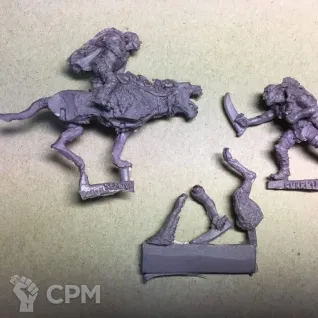 Описание картинки Sharku, Warg Rider Captain от  по цене 450руб | Свободный Рынок Миниатюр - СРМ