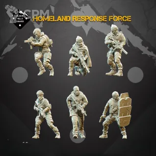 Описание картинки Homeland Response Force от Manufactorum76 по цене 960руб | Свободный Рынок Миниатюр - СРМ