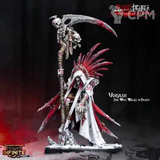 Описание картинки Vorash She Who Walks in Death от PocketSized Prints по цене 275руб | Свободный Рынок Миниатюр - СРМ