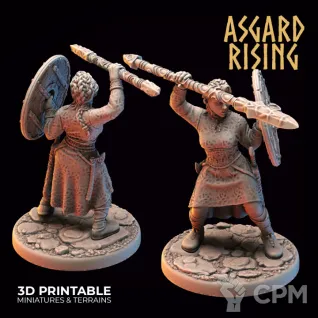 Описание картинки VIKINGS - Shieldmaidens-Asgard Rising от axl_k по цене 700руб | Свободный Рынок Миниатюр - СРМ
