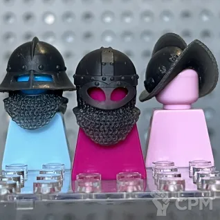Описание картинки Кастомные шлемы для минифигурок LEGO от GeekUndead по цене 200руб | Свободный Рынок Миниатюр - СРМ