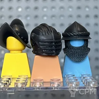 Описание картинки Кастомные шлемы для минифигурок LEGO от GeekUndead по цене 200руб | Свободный Рынок Миниатюр - СРМ
