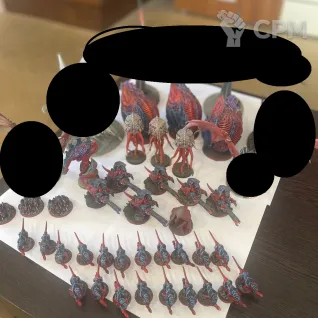 Описание картинки Армия Tyranids от Koba0 по цене 5 000руб | Свободный Рынок Миниатюр - СРМ